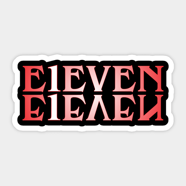 ELEVEN stranger things Sticker by CrazyCreature